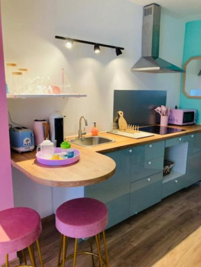 Barbapappart - Un studio coloré dans le centre de Rouen